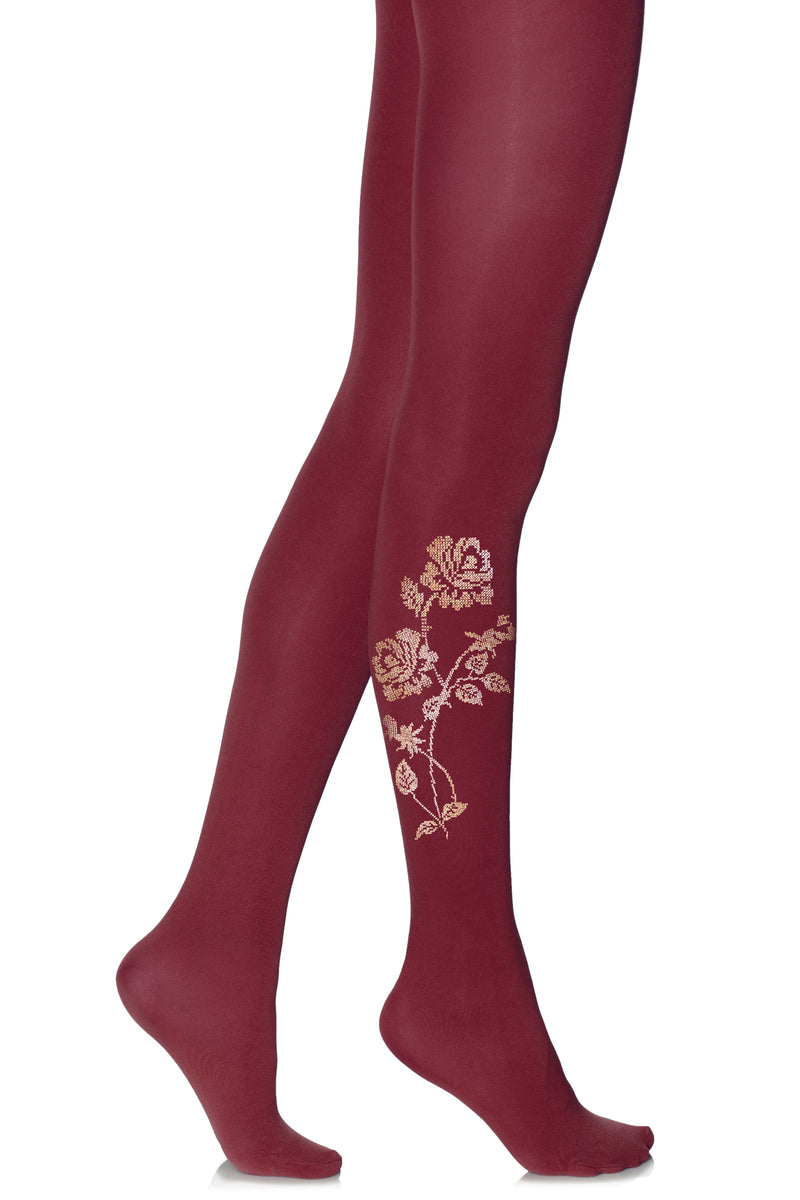 Burgundy Gold Rose Joyfullook kahua-waiwai-overview-ppt-free-download
