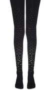 Tights - Faded Holographic Diamonds Black