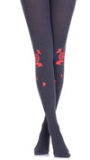 Tights - Rose Petals Heather Grey