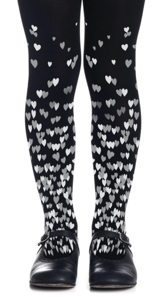 Kids Tights - Queen Of Hearts Black – Joyfullook