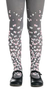 Kids Tights - Queen Of Hearts Kids Gray