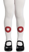 Kids Tights - Into My Heart White