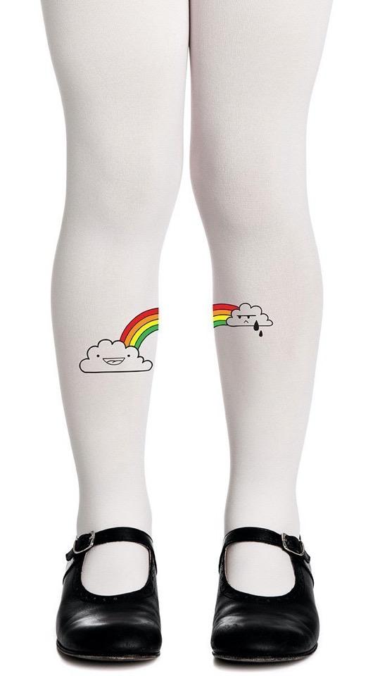 Kids Tights - Let It Rainbow Cream – Joyfullook