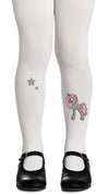 Kids Tights - Magical Unicorn White