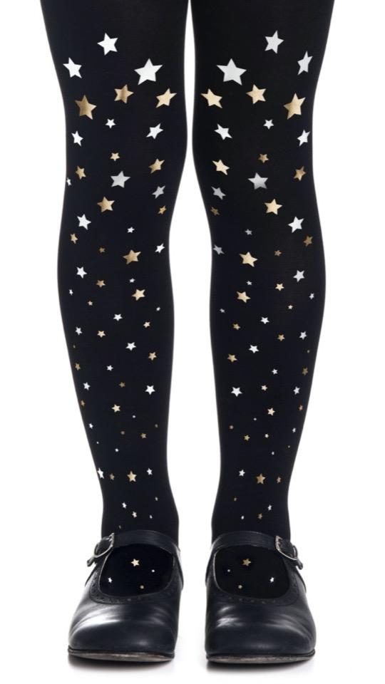 Kids Tights All Stars Black – Joyfullook - Main Image