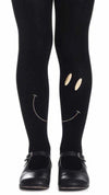 Kids Tights - Smiley Black